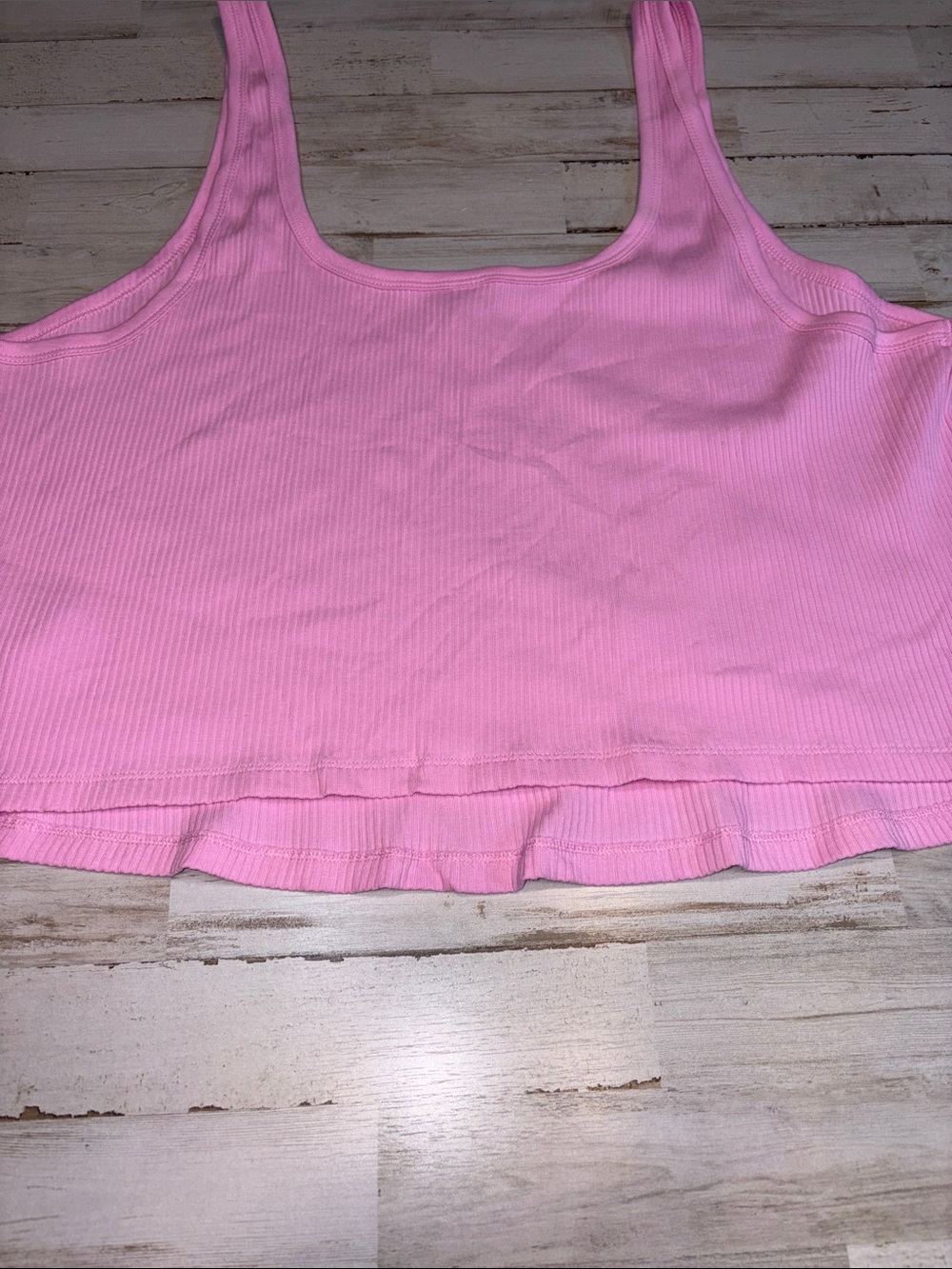 Old Navy Pink Ribbed Cropped Tank Top Plus Size 4X - Picture 11 of 11